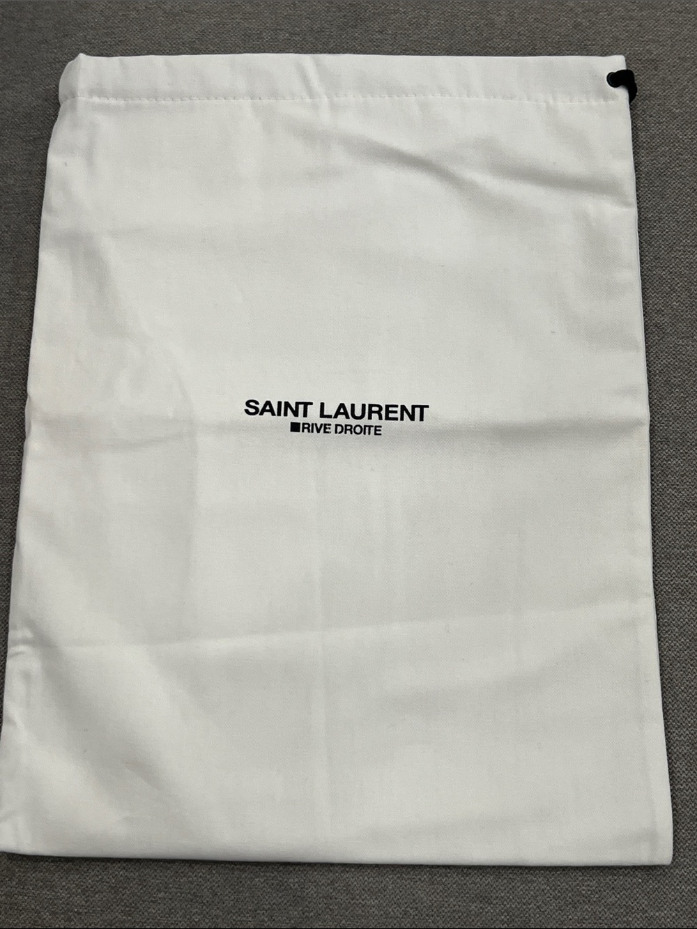 Saint Laurent Rive Droite branded dust bag